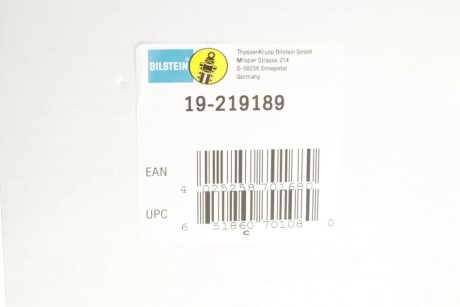 Передній амортизатор (стойка) bilstein 19219189