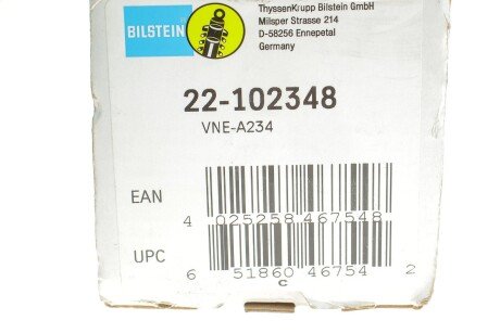 Передній амортизатор (стойка) bilstein 22-102348