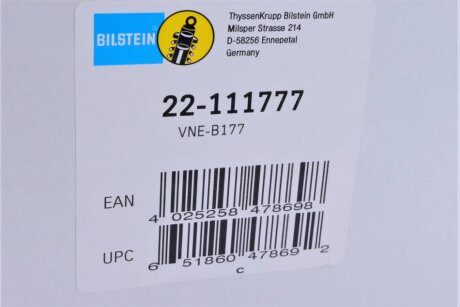 Передній амортизатор (стойка) bilstein 22111777