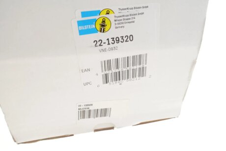 Передній амортизатор (стойка) bilstein 22139320