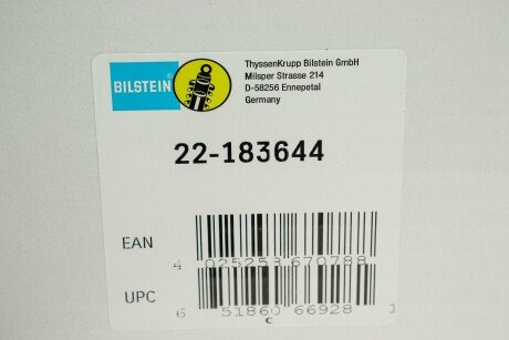Передний амортизатор (стойка) bilstein 22183644