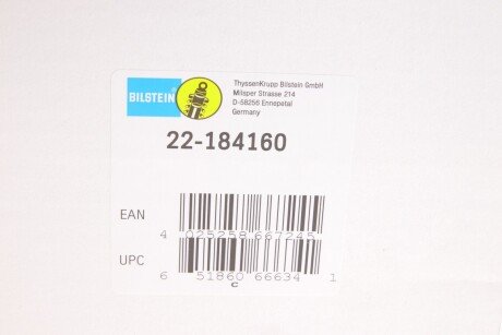 Передний амортизатор (стойка) bilstein 22184160