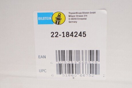Передній амортизатор (стойка) bilstein 22184245