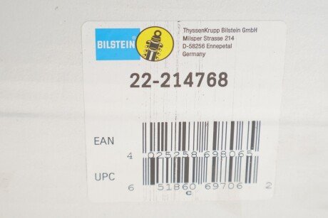 Передній амортизатор (стойка) bilstein 22-214768