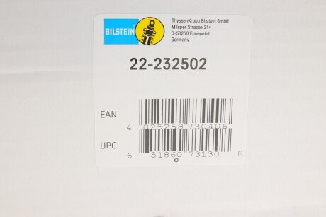 Передний амортизатор (стойка) bilstein 22232502