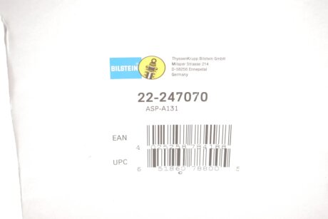 Передній амортизатор (стойка) bilstein 22247070