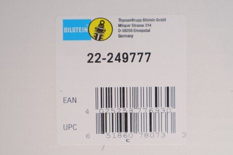 Передний амортизатор (стойка) bilstein 22249777