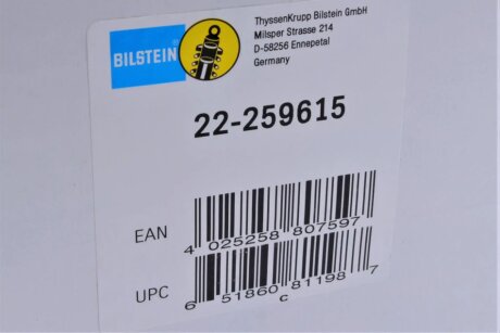 Передній амортизатор (стойка) bilstein 22259615
