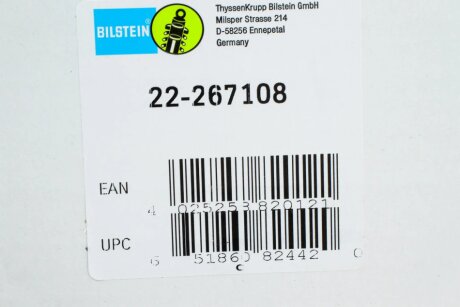 Передній амортизатор (стойка) bilstein 22267108