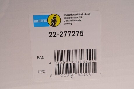 Передний амортизатор (стойка) bilstein 22277275