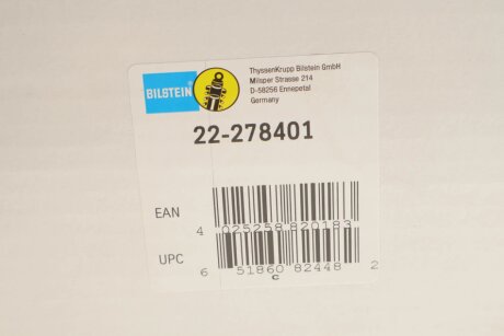 Передний амортизатор (стойка) bilstein 22278401