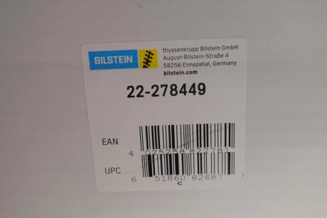 Передний амортизатор (стойка) bilstein 22278449