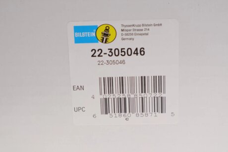 Передний амортизатор (стойка) bilstein 22305046