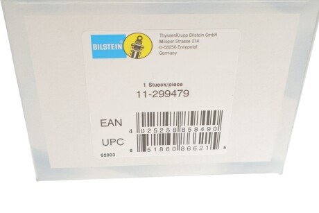 Пылезащитный комплект амортизатора B1 bilstein 11299479