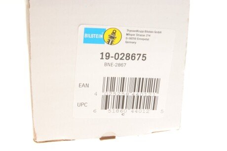 Задній амортизатор (стойка) bilstein 19-028675