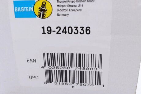 Задний амортизатор (стойка) bilstein 19240336
