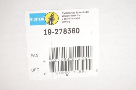 Задний амортизатор (стойка) bilstein 19-278360