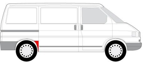 Панель крила, задня blic 6504039558572P