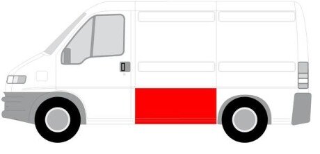 Ремкомплект бокового молдингу blic 6504032092012P