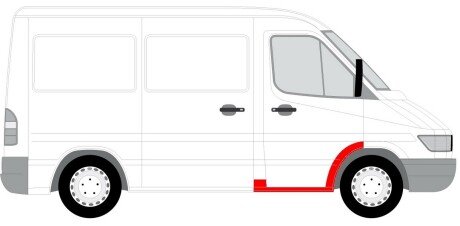 Ремкомплект порогів blic 6505063546052P