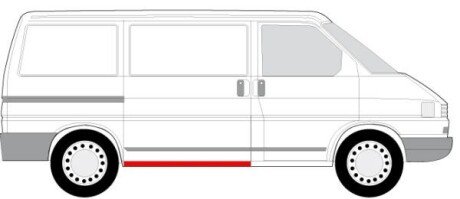 Ремонтна частина порогів blic 6505069558002P