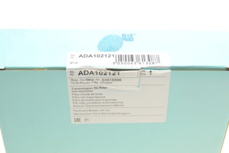 Фильтр АКПП blue Print ADA102121