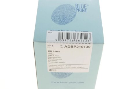 Фільтр гідравлічний blue Print ADBP210139