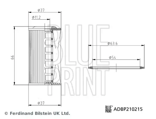 Фільтр АКПП blue print ADBP210215