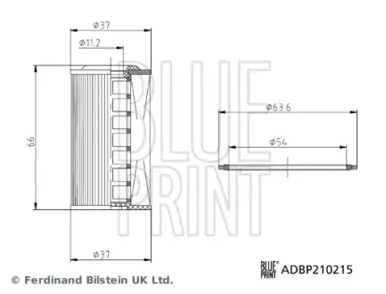 Фільтр АКПП Blue Print ADBP210215