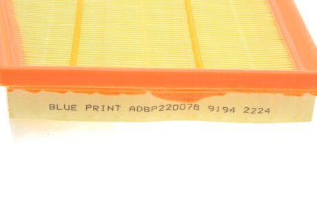 Фільтр повітряний blue Print ADBP220078