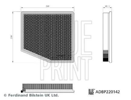 Фільтр повітряний blue print ADBP220142 Крайслер Пацифика