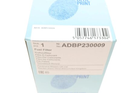 Фільтр паливний blue Print ADBP230009