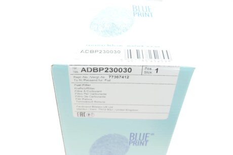 Фильтр топлива CITROEN JUMPER 3.0HDI 11- blue Print ADBP230030