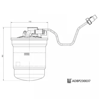 BLUE PRINT FORD Фільтр палива FOCUS IV (HN) 1.5 EcoBlue 18- Blue Print ADBP230037