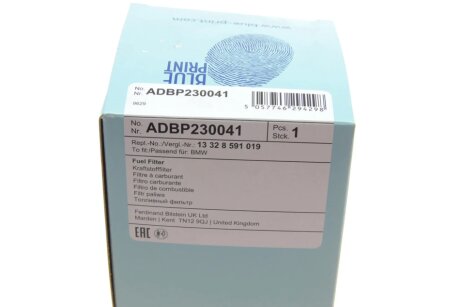 Фільтр палива blue Print ADBP230041