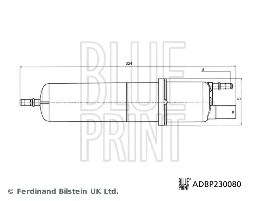 BLUE PRINT BMW Фільтр палива 3 (G20, G80, G28) 318 d 19-20 blue print ADBP230080