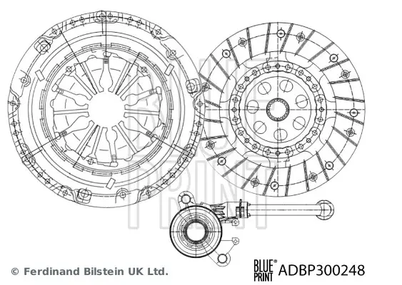 Комплект сцепления в сборе blue print ADBP300248