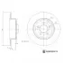 BLUE PRINT LANCIA Диск гальмівний задн. THEMA 3.0 D 11- blue print ADBP430015
