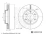 BLUE PRINT FORD Гальмівний диск передній RANGER 2.0-3.2 11- blue print ADBP430198