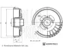 BLUE PRINT RENAULT Гальмівний барабан з підшипником CAPTUR I (J5_, H5_) 1.5 dCi 110 15-18 blue print ADBP470023