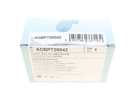 Датчик тиску повітря blue Print ADBP720042