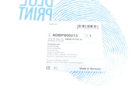 К-т захистний амортизатора blue Print ADBP800213