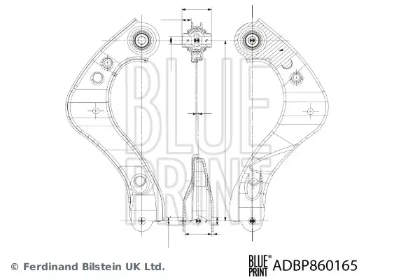 Рычаг задней подвески blue print ADBP860165