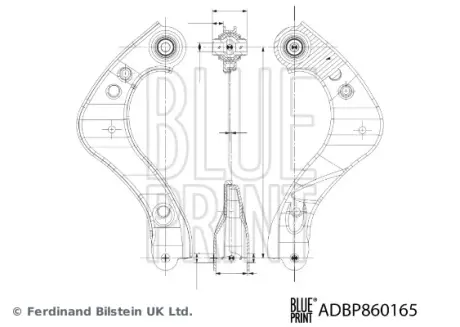 Рычаг задней подвески blue print ADBP860165