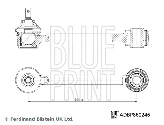 Рычаг задней подвески blue print ADBP860246