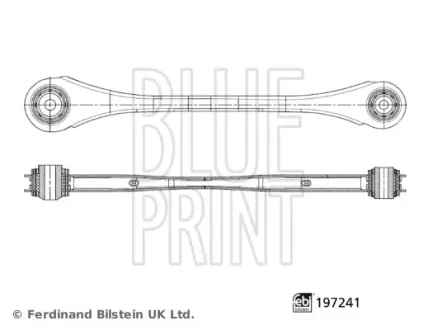 Сайлентблок заднього поздовжнього важеля Blue Print ADBP860252