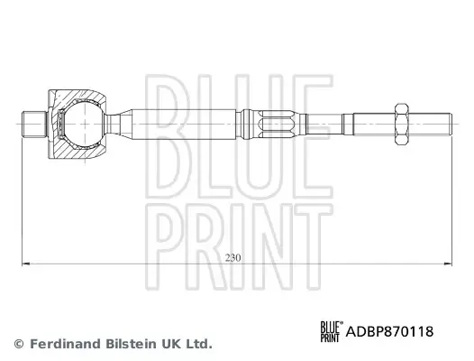 Рулевая тяга blue print ADBP870118
