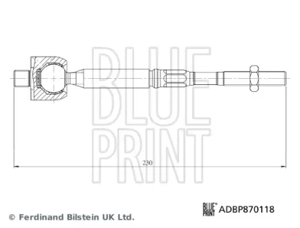 Рулевая тяга blue print ADBP870118