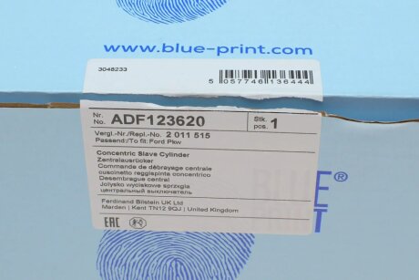 Подшипник выжимной blue Print ADF123620