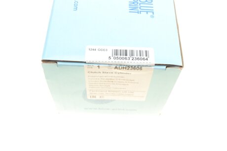 Рабочий цилиндр сцепления blue Print ADH23606